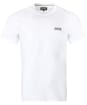 Men's Barbour International Small Logo Tee - White / Black