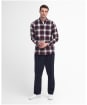 Men’s Barbour Crossfell Tailored Shirt - Merlot