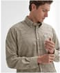 Men’s Barbour Henderson Thermo Weave Shirt - Ecru