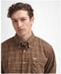 Men’s Barbour Henderson Thermo Weave Shirt - Stone