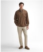 Men’s Barbour Henderson Thermo Weave Shirt - Stone