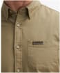 Men's Barbour International Kinetic Shirt - Bleached Olive