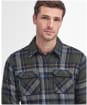 Men's Barbour Snowcap Tailored Shirt - Olive Marl