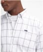 Men's Barbour Acorn Long Sleeve Tailored Fit Cotton Shirt - Whisper White