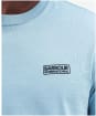 Men's Barbour International Small Logo Tee - Concrete Blue