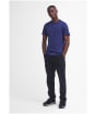 Men's Barbour International Small Logo Tee - Royal Blue