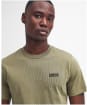 Men's Barbour International Small Logo Tee - Bleached Olive