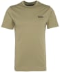 Men's Barbour International Small Logo Tee - Bleached Olive