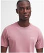 Men's Barbour International Small Logo Tee - Granite Pink