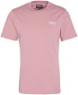 Men's Barbour International Small Logo Tee - Granite Pink