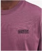 Men's Barbour International Small Logo Tee - Huckleberry