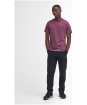 Men's Barbour International Small Logo Tee - Huckleberry