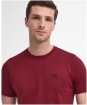 Men's Barbour Sports Tee - Highland Red