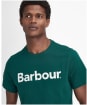 Men's Barbour Logo Tee - Evergreen