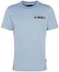 Men's Barbour Durness Pocket Tee - Cool Blue