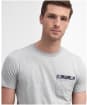 Men's Barbour Durness Pocket Tee - Grey