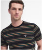 Men's Barbour Boldron Stripe T-Shirt - Black