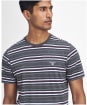 Men's Barbour Boldron Stripe T-Shirt - Charcoal