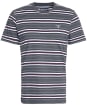 Men's Barbour Boldron Stripe T-Shirt - Charcoal