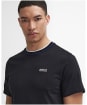 Men's Barbour International Buxton Tipped Cotton T-Shirt - New Black