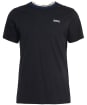 Men's Barbour International Buxton Tipped Cotton T-Shirt - New Black