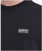 Men's Barbour International Heim Short Sleeve Cotton T-Shirt - Black