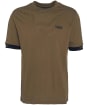 Men's Barbour International Heim Short Sleeve Cotton T-Shirt - Military Olive