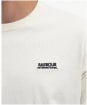 Men's Barbour International Philip Tipped Cuff Cotton T-Shirt - Whisper White