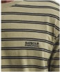 Men's Barbour International Bernie Stripe Cotton T-Shirt - Bleached Olive