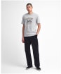 Cafe Graphic T - Grey Marl