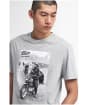 Lucas Graphic T - Grey Marl