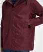 Men's Barbour Hooded Domus Waterproof Jacket - Bordeaux