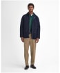 Men's Barbour Bedale Wool Jacket - NAVY/GREENLOCH