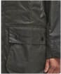 Men's Barbour Border Waxed Jacket - Archive Olive