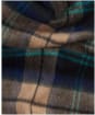 Barbour Tartan Cashmere Wool Mix Scarf - Green Loch