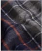 Barbour New Check Tartan Scarf - Navy / Dark Ginger