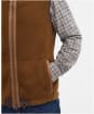 Men's Barbour Langdale Fleece Gilet - Rust Brown