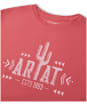 Women’s Ariat Cactus Logo Short Sleeve T-Shirt - Slate Rose