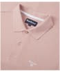 Men's Barbour Lightweight Short Sleeve Sports Cotton Polo Shirt - Pink Quartz