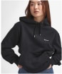 Women's Barbour Marsden Oversized Hoodie - Black