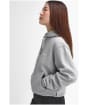 Women's Barbour Marsden Oversized Hoodie - Light Grey Marl