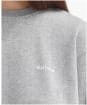 Women's Barbour Bede Oversized Crew Sweatshirt - Light Grey Marl