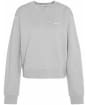 Women's Barbour Bede Oversized Crew Sweatshirt - Light Grey Marl