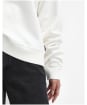 Women's Barbour Bede Oversized Crew Sweatshirt - Whisper White