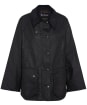 Women's Barbour Womens Bedale Waxed Jacket - Black / Modern Tartan