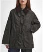 Women's Barbour Womens Bedale Waxed Jacket - Olive / Classic Tartan