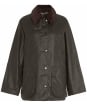 Women's Barbour Womens Bedale Waxed Jacket - Olive / Classic Tartan