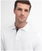 Men’s Barbour L/S Sports Polo Shirt - White