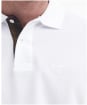 Men’s Barbour L/S Sports Polo Shirt - White