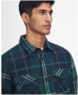 Men’s Barbour Tartan Cannich Overshirt - Green Loch